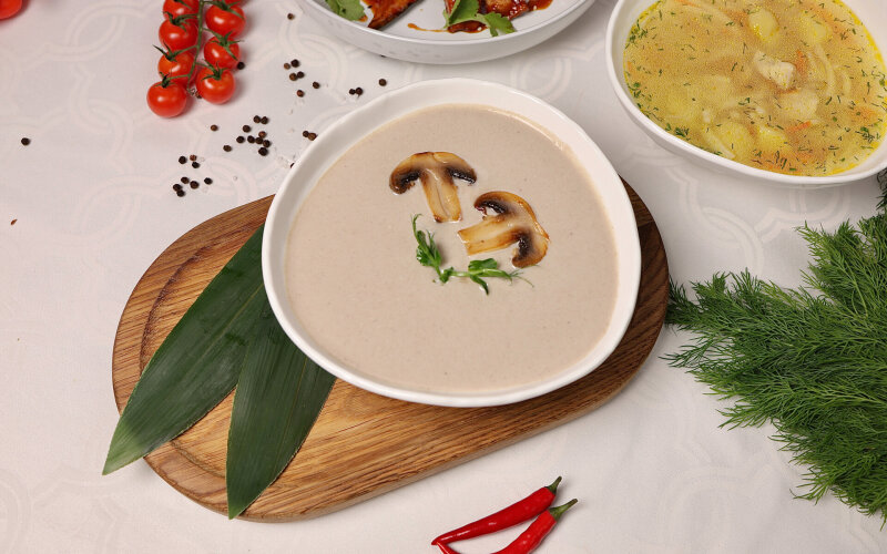 Крем-суп грибной