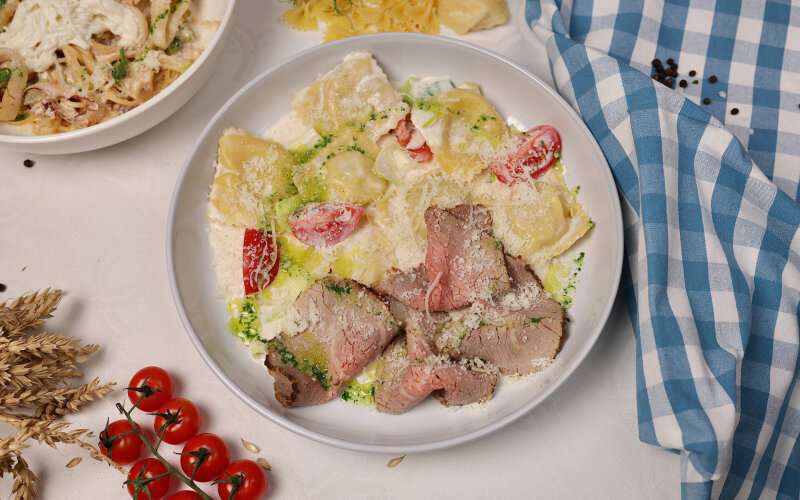 Равиоли Вителло тоннато