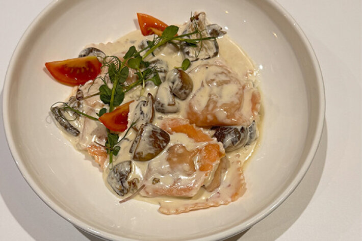 Равиоли с овощным наполнением