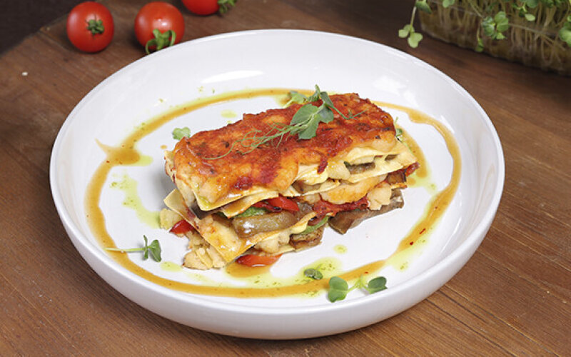 Лазанья с овощами