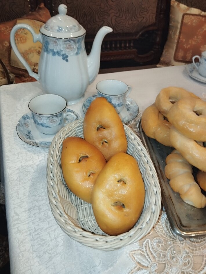 Пирожок с капустой постный