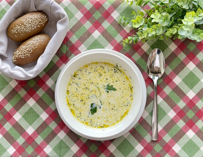 Куриный сливочный суп