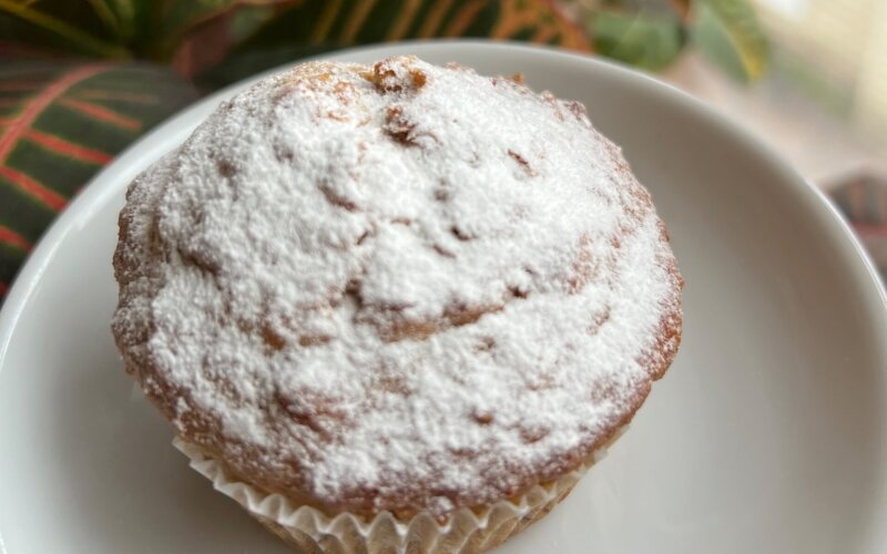 Кекс яблочный