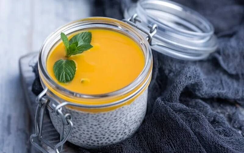 Пудинг с семенами Чиа и манго