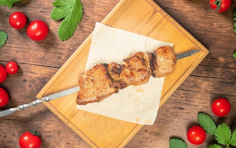 Шашлык из окорока свинины