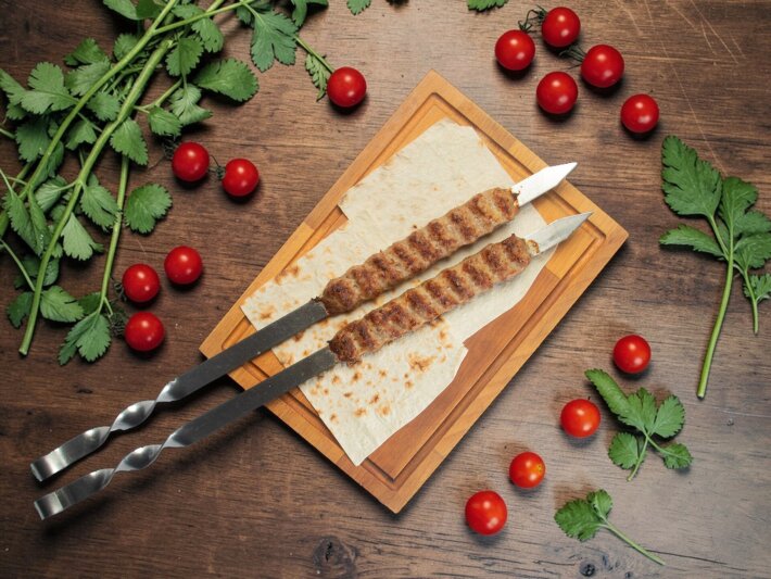 Люля-кебаб из свинины