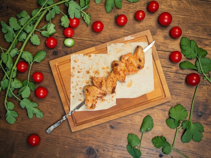 Крылья куриные на мангале
