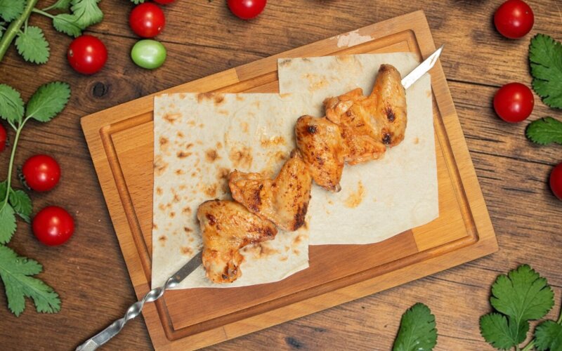 Крылья куриные на мангале