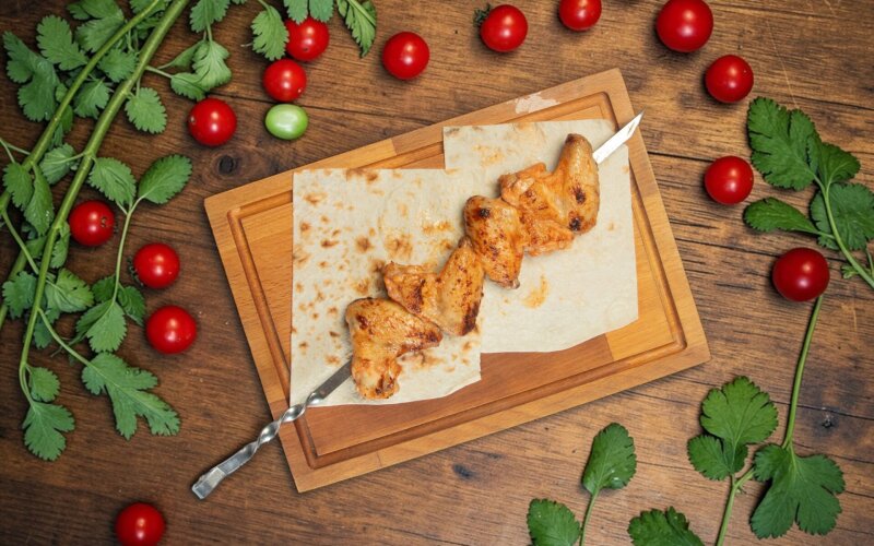 Крылья куриные на мангале
