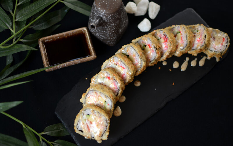 Хекура с лососем