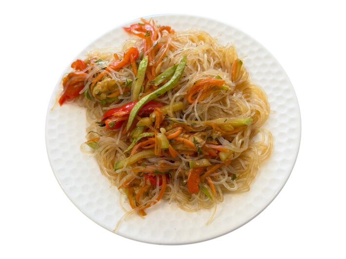 Фунчоза с овощами