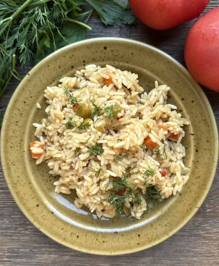 Рис с овощами