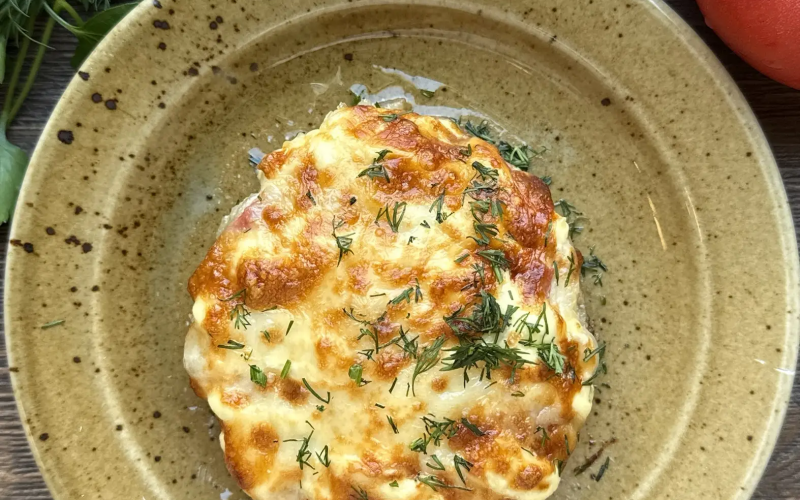 Котлета рыбная под сыром