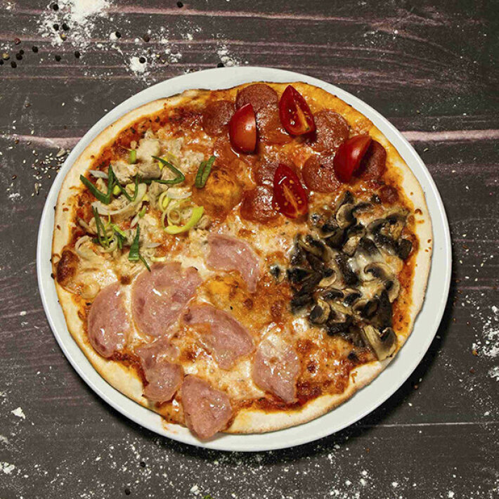 Пицца Мясное ассорти Экономия 244р.