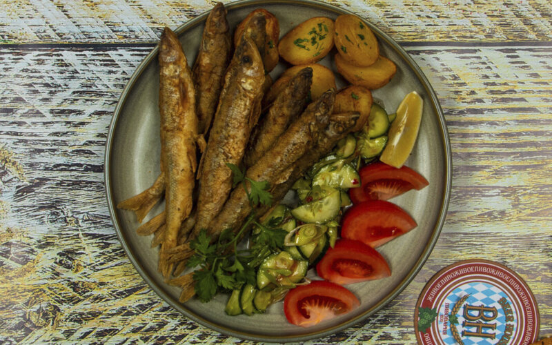 Корюшка жареная