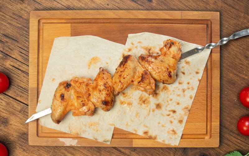 Крылья куриные на мангале