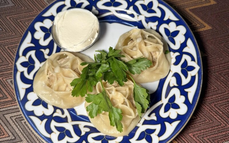 Манты с цыпленком