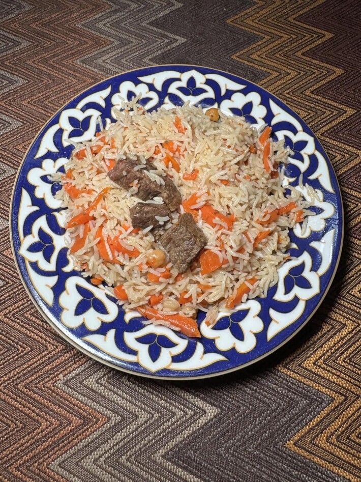 Узбекский плов (половина порции)