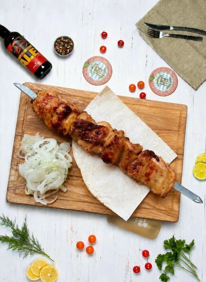 Шашлык куриной грудки