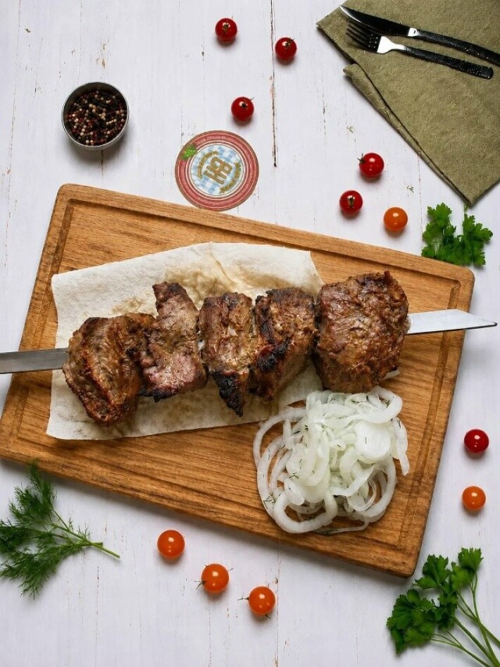 Шашлык из свиной шеи