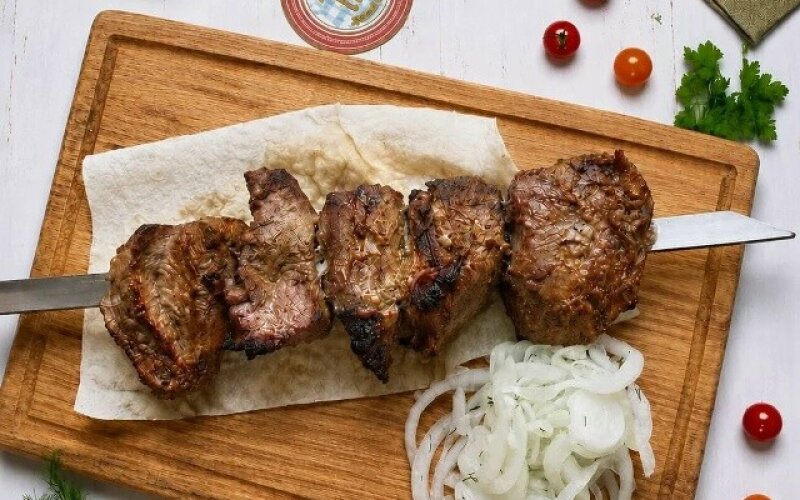 Шашлык из свиной шеи