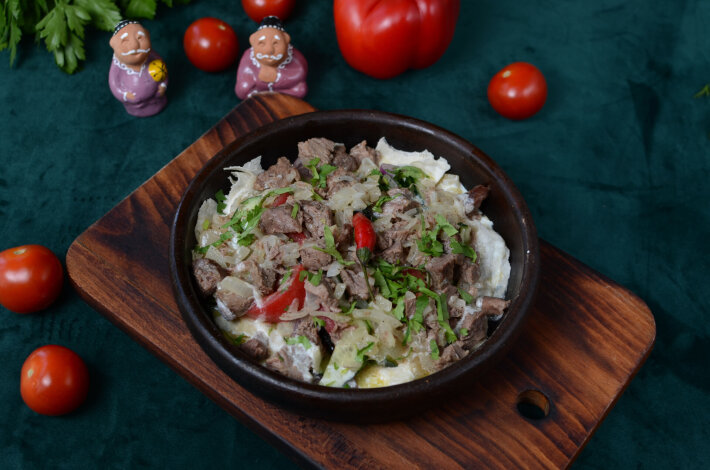 Курутоб с говядиной