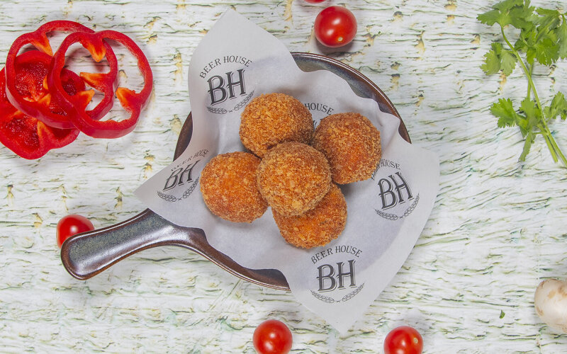 Сырные шарики с креветкой