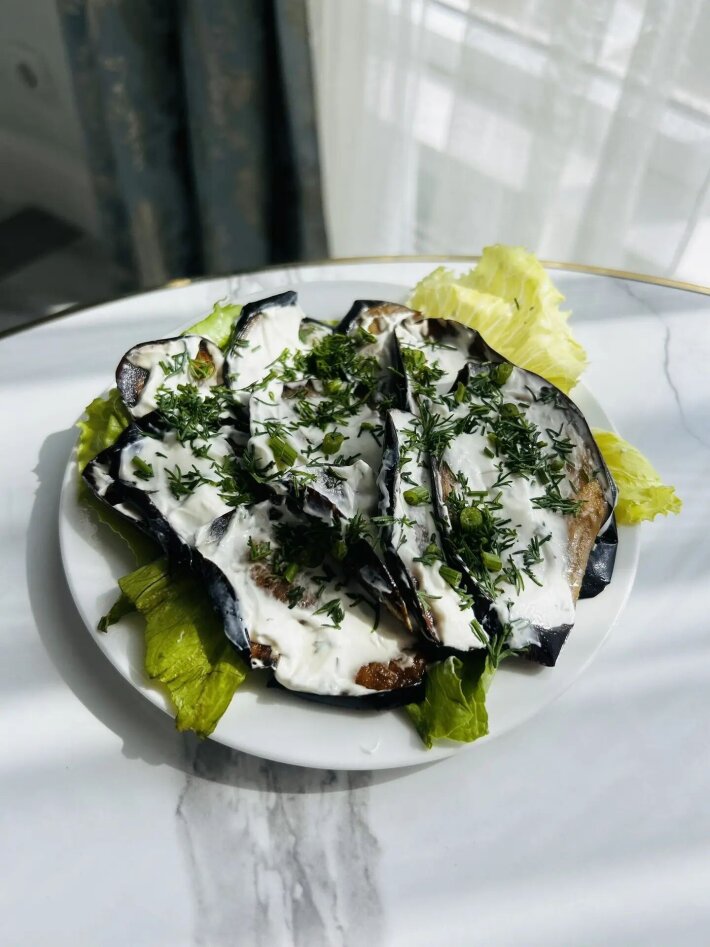 Язычки из баклажана