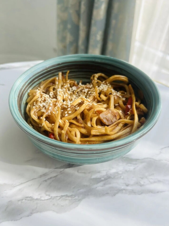 Лагман с куриной грудкой