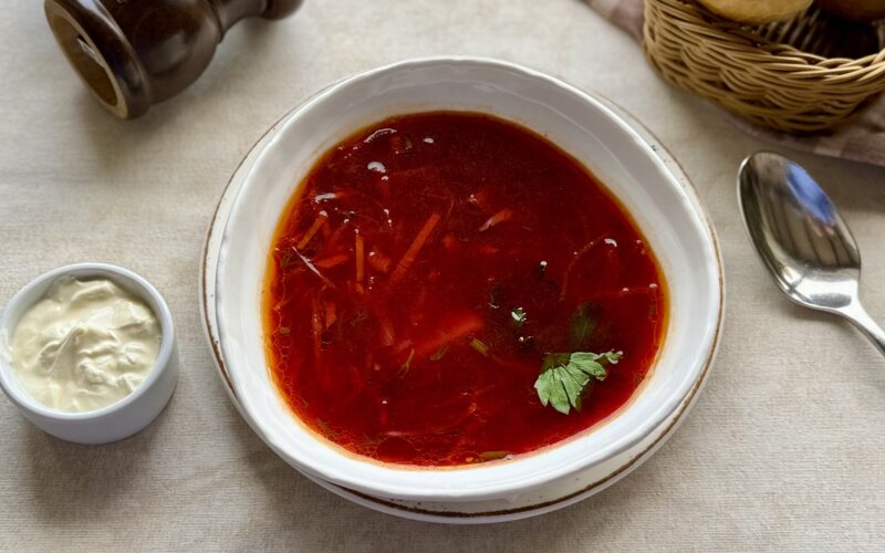 Борщ с говядиной